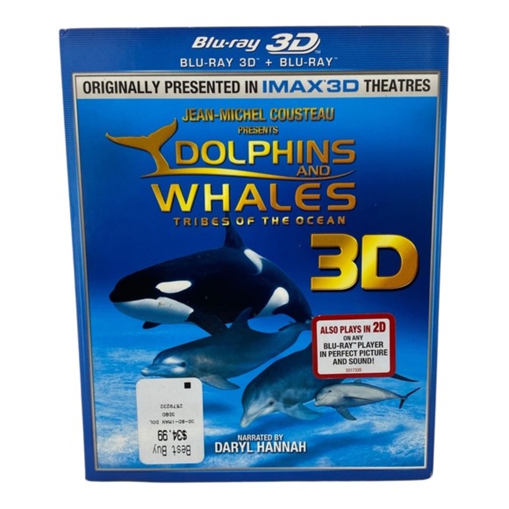 Jean Michel Cousteau Dolphins and Whales Tribes of the Ocean‎ Blu Ray 3D Blu Ray